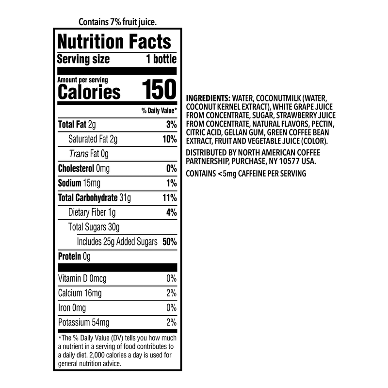 Starbucks Coffee Drink Pink Drink Strawberry 14oz Bottle Drinks fast delivery by App or Online