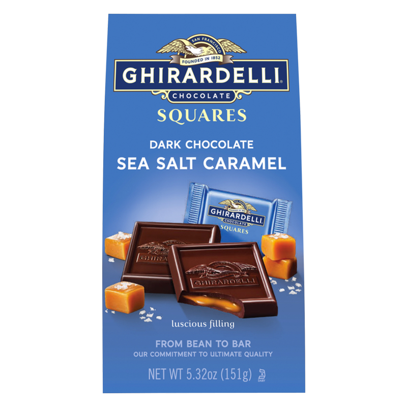 Ghirardelli Dark Chocolate Sea Salt Squares 5.3oz