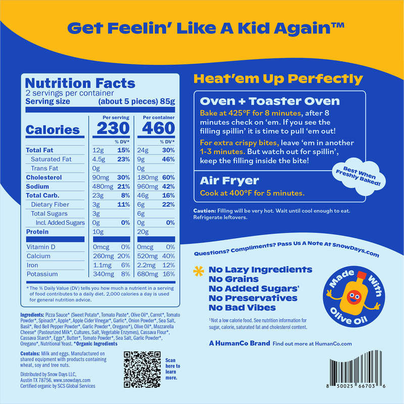 Snow Days Cheese Pizza Bites 6oz Grocery fast delivery by App or Online