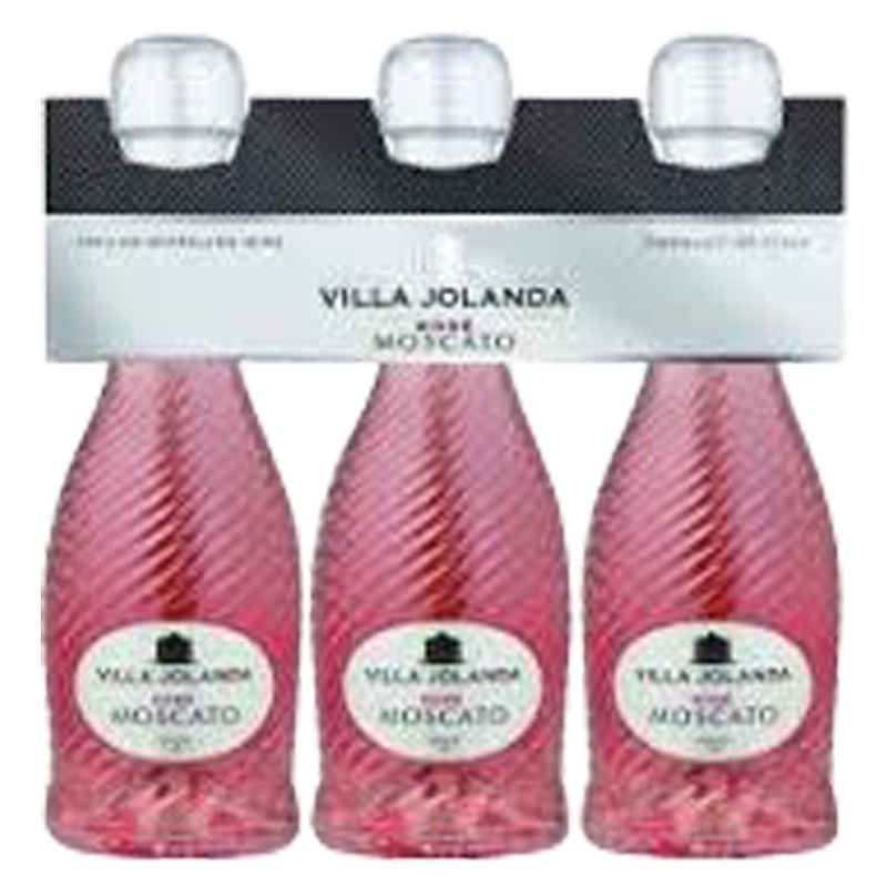 Villa Jolanda Rose Moscato 3pk 187ml Bottles