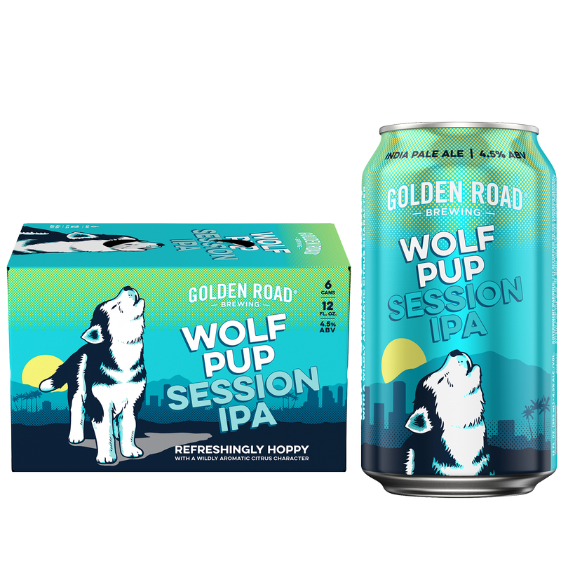 Golden Road Wolf Pup 6pk 12oz Can 4.5% ABV