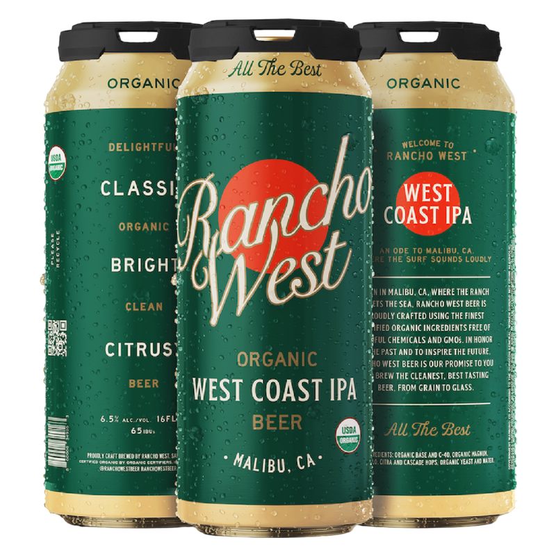 Rancho West West Coast IPA 4pk 16oz Can 6.5% ABV