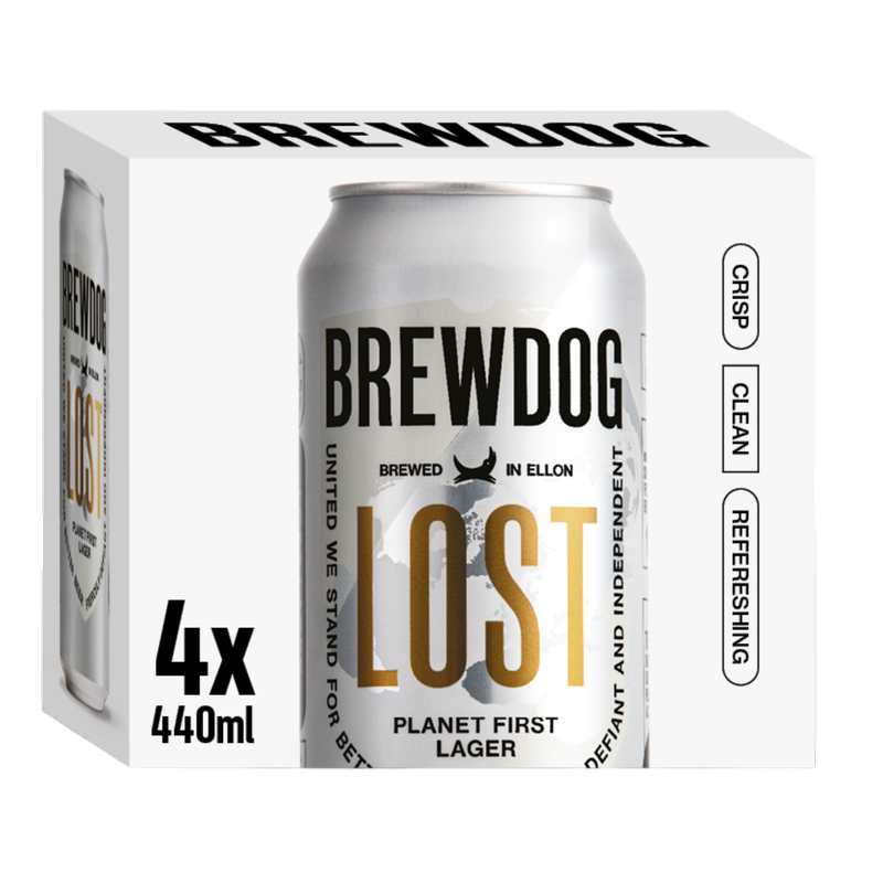 BrewDog Lost Lager, 4 x 440ml