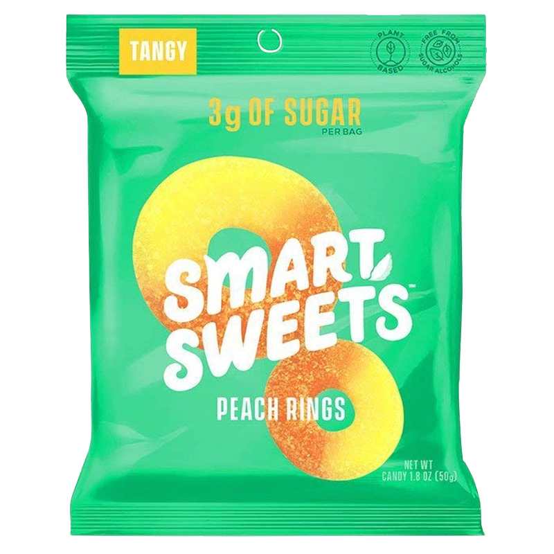 Smart Sweets Peach Rings 1.8oz