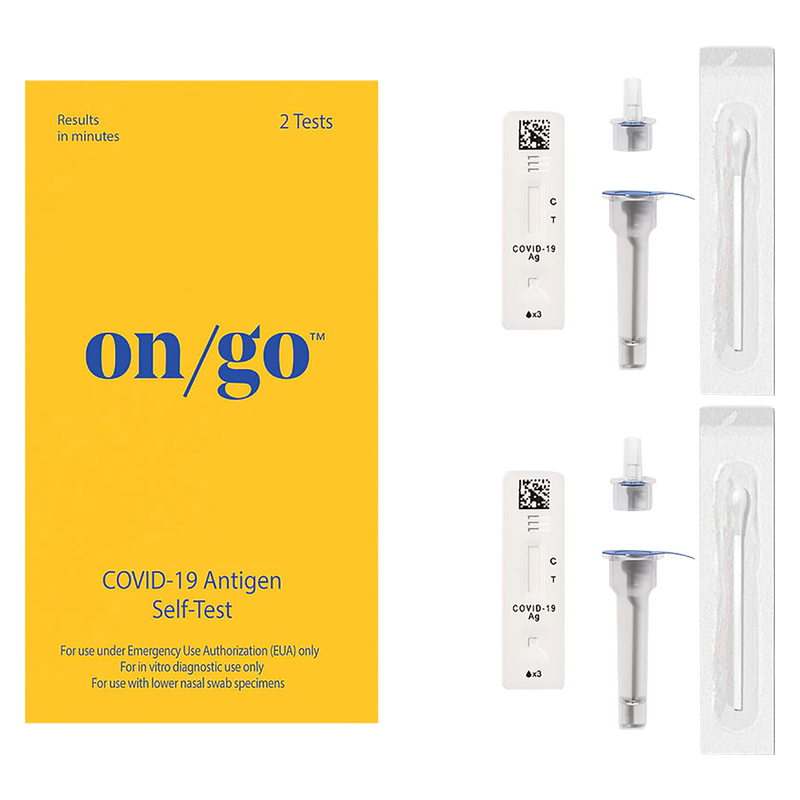 On/Go™ COVID-19 Antigen Rapid 10-Minute Self-Test Kit 2 Tests