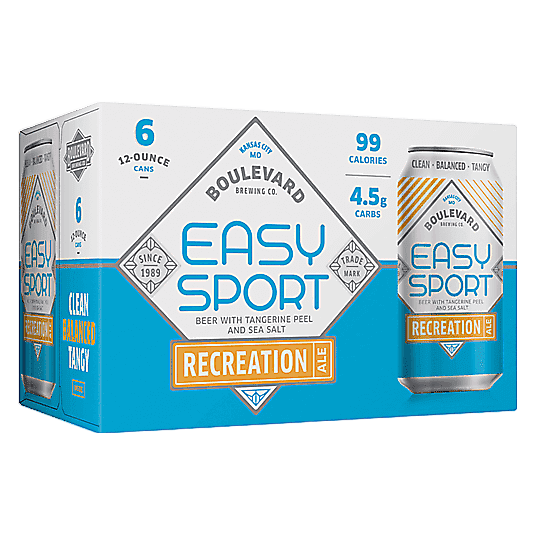 Boulevard Brewing Easy Sport Recreation Ale 6pk 12oz Can