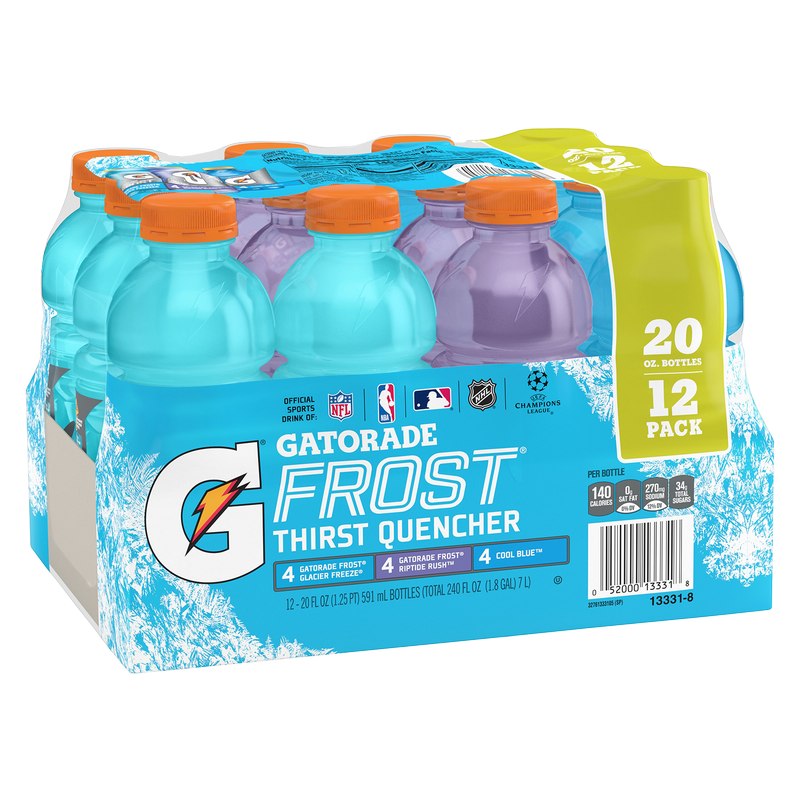 Gatorade Frost Thirst Quencher Variety Pack 20oz 12pk