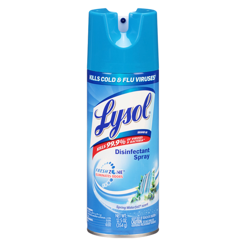 Lysol Spring Waterfall Disinfectant Spray 12.5oz