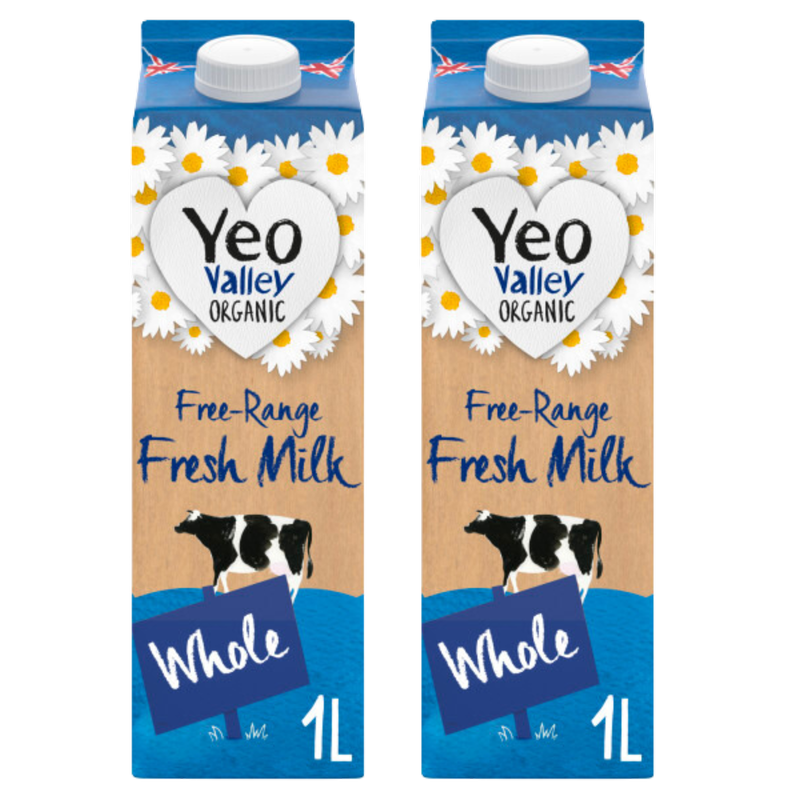 Yeo Valley Organic Whole Milk Bundle