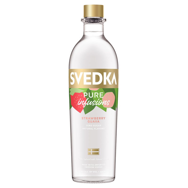Svedka Pure Infusions Strawberry Guava Vodka 750ml (60 Proof)
