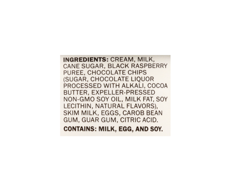 Graeter's Black Raspberry Chocolate Chip Ice Cream Pint