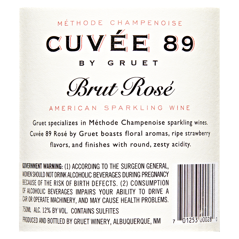 Cuvee 89 Sparkling Rose 750ml