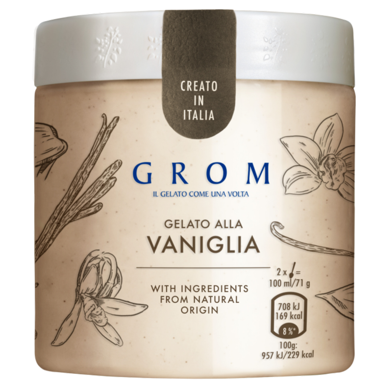 Grom Gelato Vanilla, 460ml