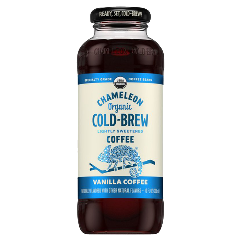 Chameleon Cold Brew Organic Vanilla Coffee 10oz Btl
