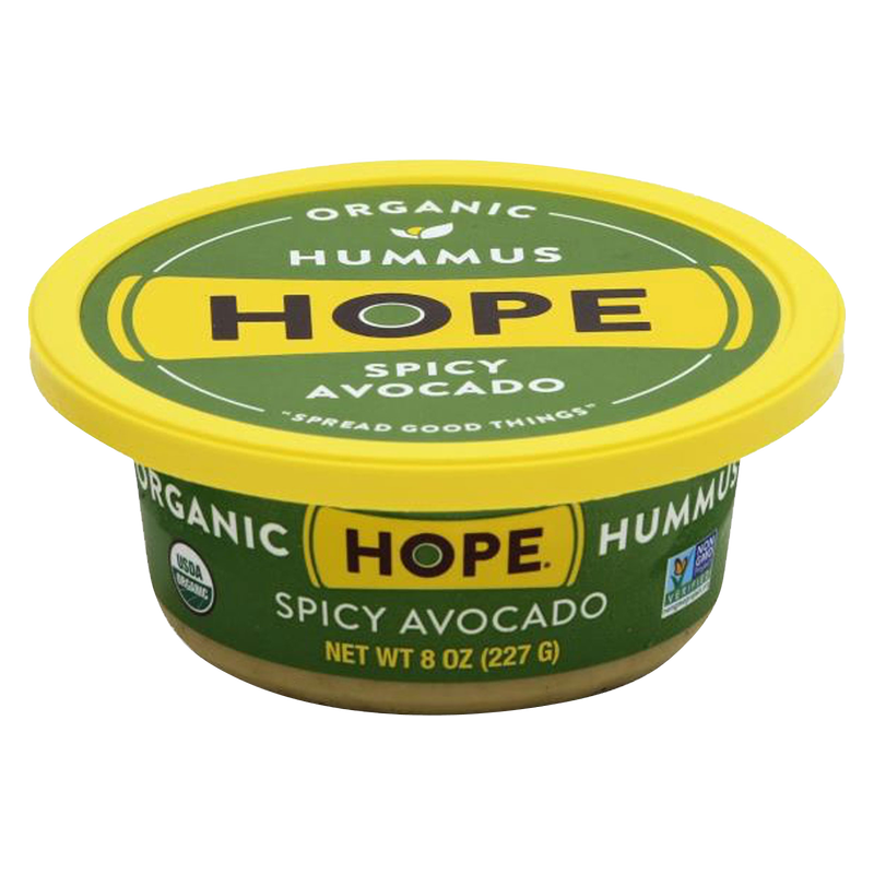 Hope Organic Spicy Avocado Hummus 8oz