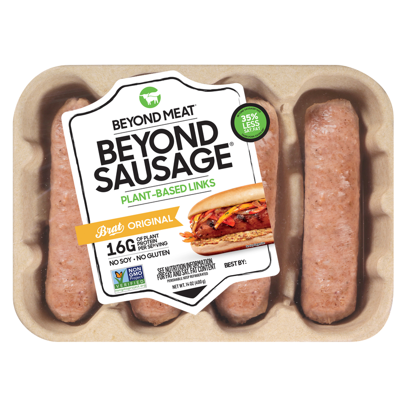 Beyond Meat Beyond Sausage Brat Plant Based Links 4ct 14oz