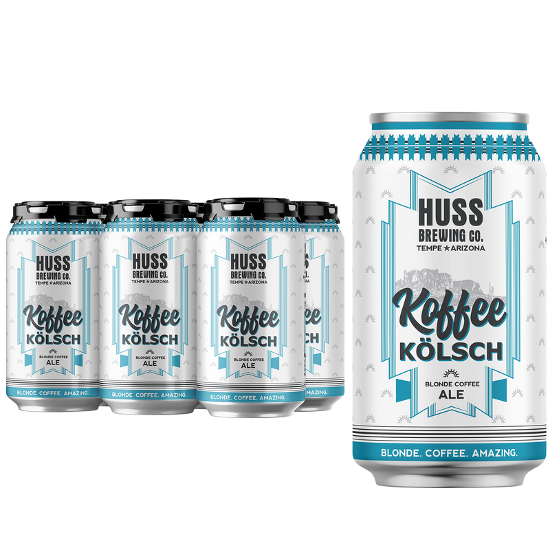 Huss Koffee Kolsch 6pk 12oz Can 4.7% ABV