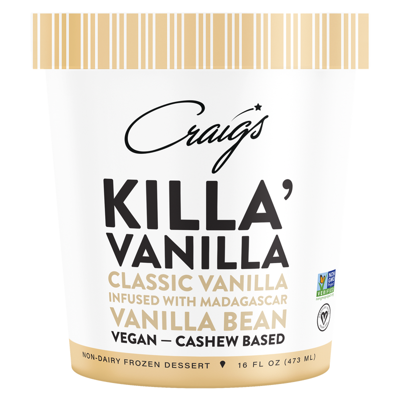 Craigs Vegan Dairy Free Frozen Dessert Killa Vanilla