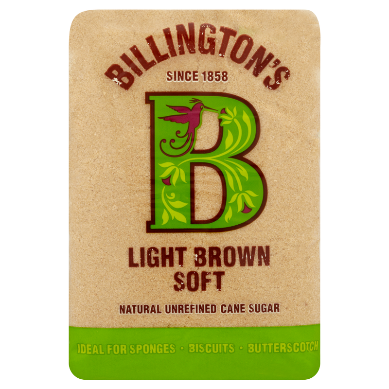 Billington's Soft Light Brown Sugar, 500g