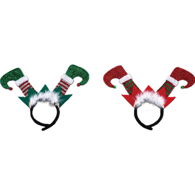Christmas Elf Legs Headband - 2pk