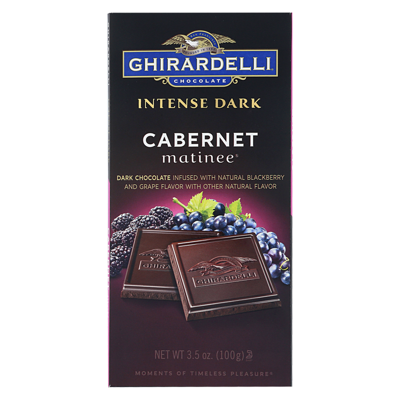 Ghirardelli Cabernet Matinee Intense Dark Bar 3.5oz