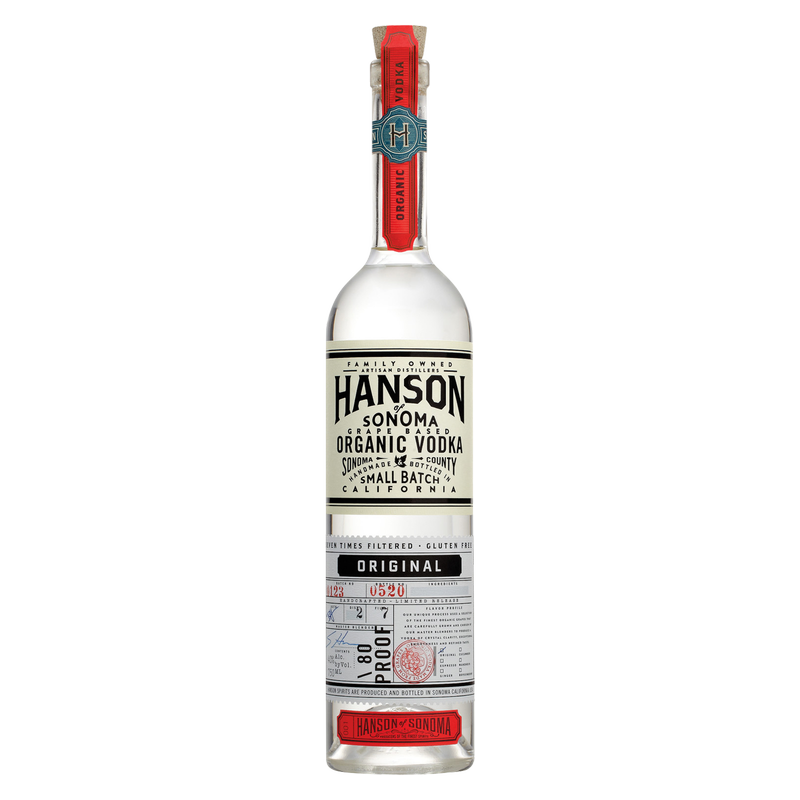 Hanson Organic Vodka 750ml (80 Proof)