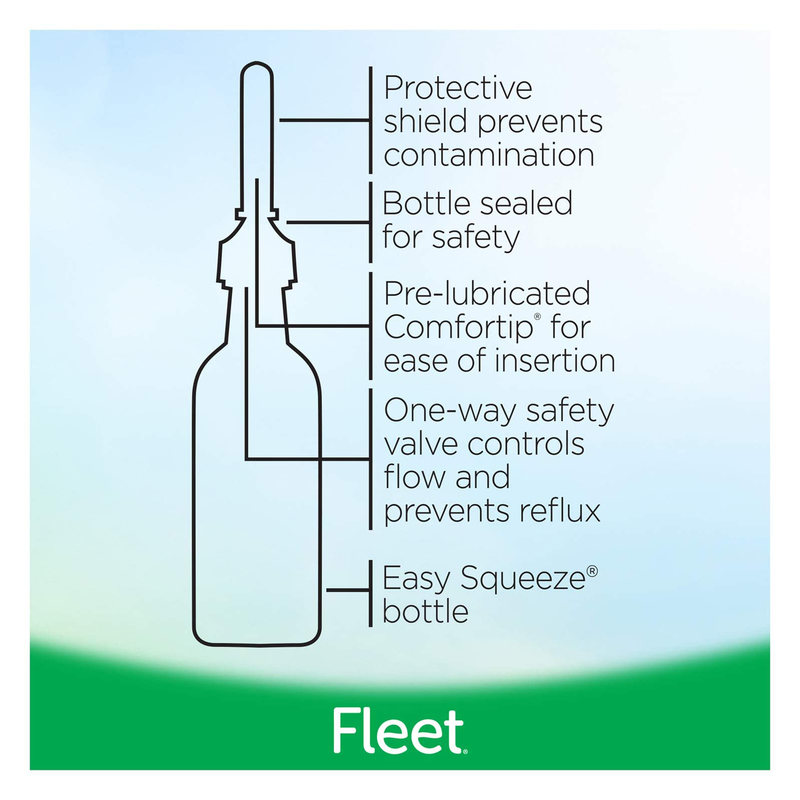 Fleet Adult Saline Enema 18oz Health fast delivery by App or Online