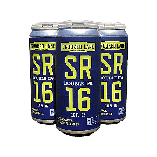 Crooked Lane Brewing Co. SR-16 Double IPA 4pk 16oz Can