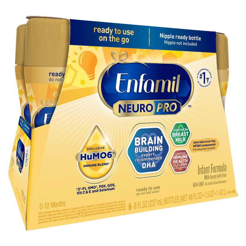 Enfamil NeuroPro Ready to Feed Infant Formula Bottles 6 pack 8oz