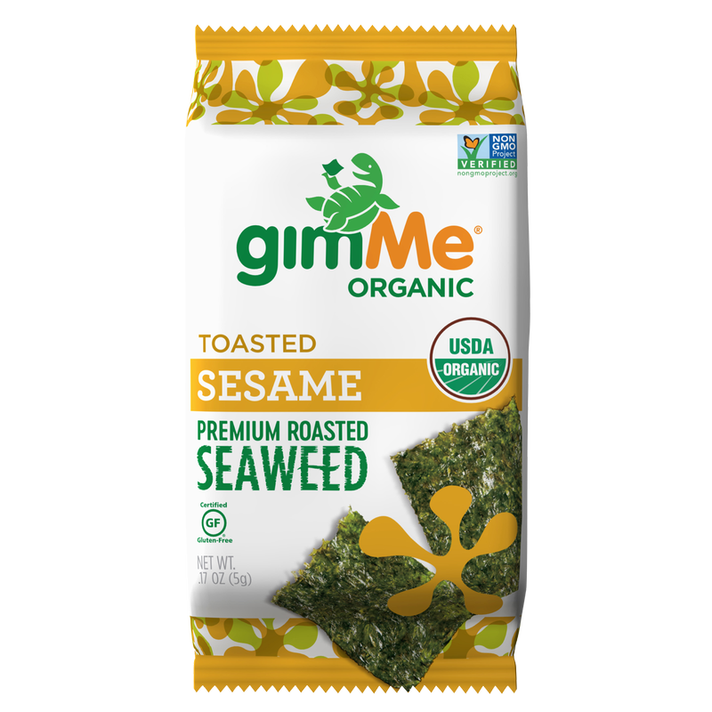 GimMe Organic Toasted Sesame Seaweed Chips 0.17oz