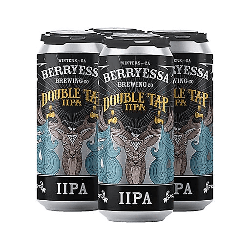 Berryessa Brewing Double Tap Double IPA 4pk 16oz Can 8.5% ABV