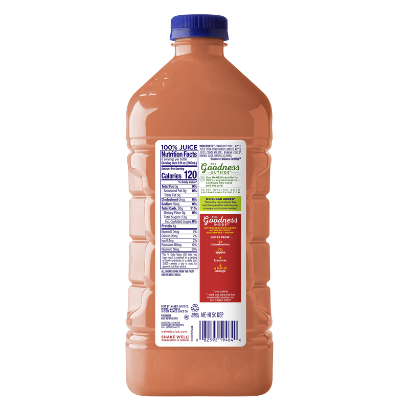 Naked Juice Strawberry Banana 64oz