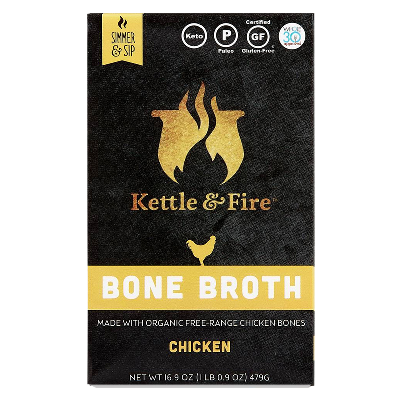 Kettle & Fire Chicken Bone Broth 16.9oz