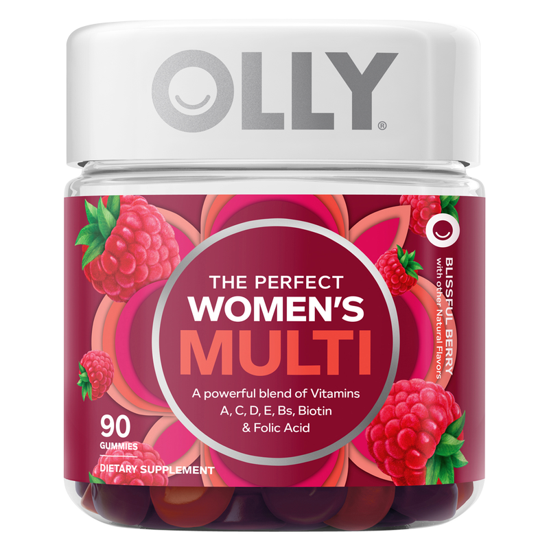 OLLY Women's Multivitamin Blissful Berry 90ct