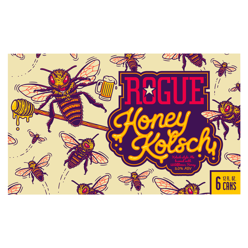 Rogue Honey Kolsch 6pk 12oz Can 5.2% ABV