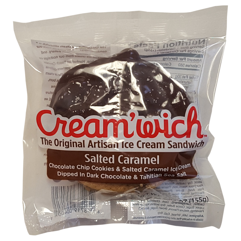 Manhattan Beach Cream’Wich Cookie Chocolate Caramel Vanilla 5oz