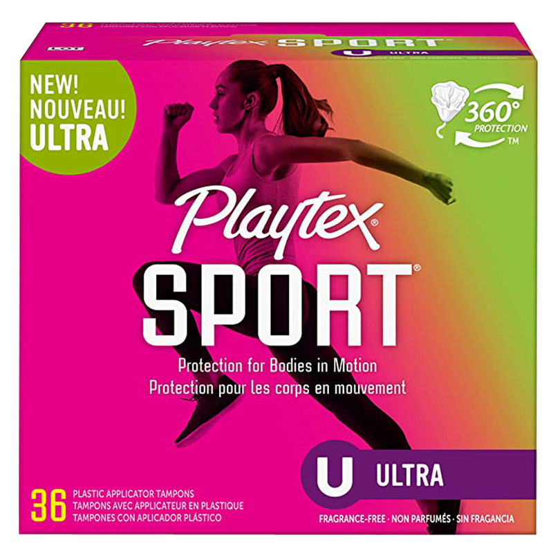 Playtex Sport Tampons Ultra Absorbency 36pk