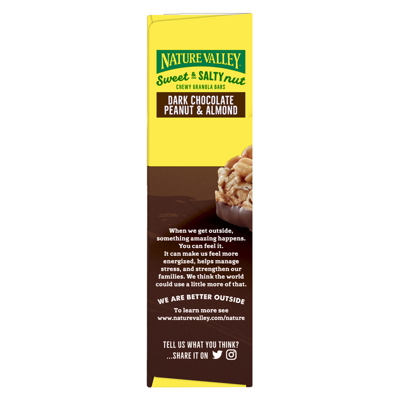 Nature Valley Sweet & Salty Dark Chocolate-Peanut & Almond Chewy Granola Bars 6ct