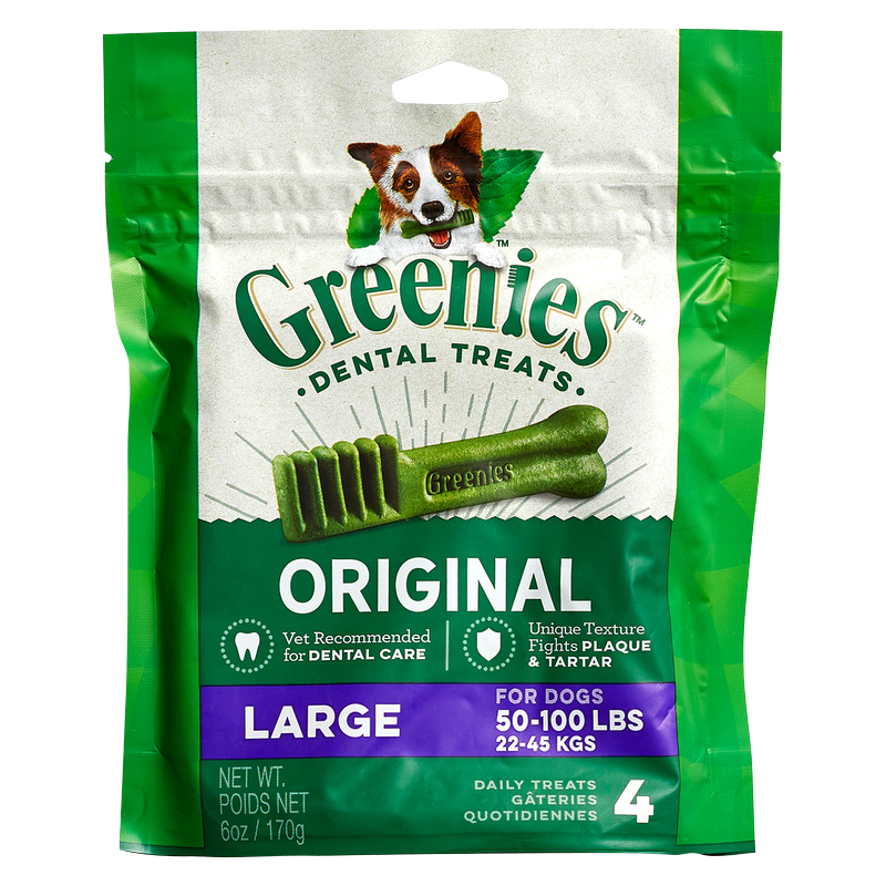 Greenies Original Large Dental Dog Treats 6oz