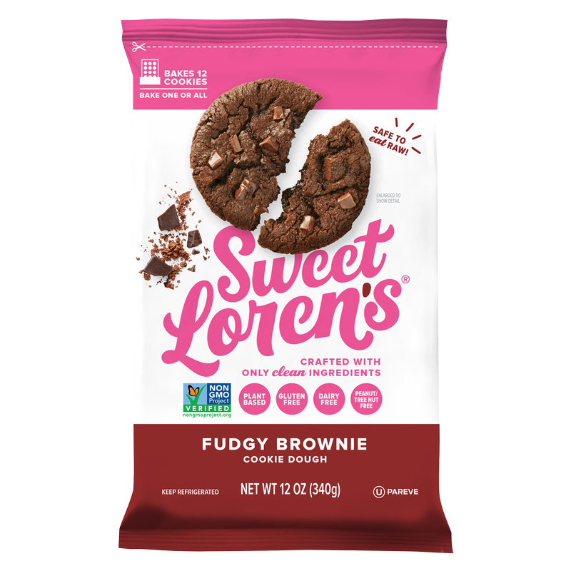 Sweet Loren's Fudgy Brownie Cookie Dough 12oz