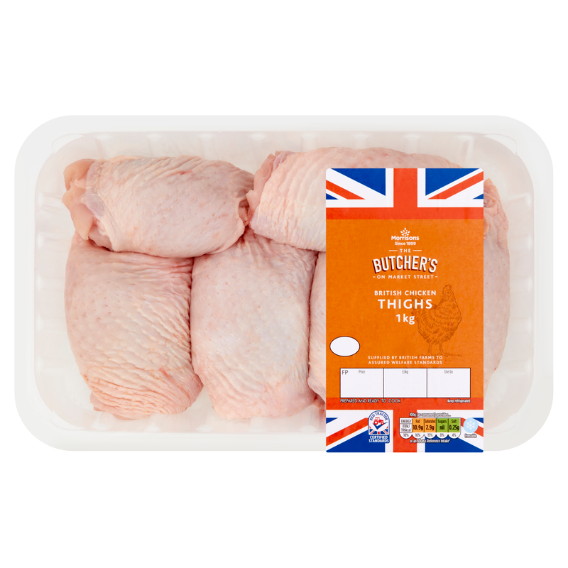 Morrisons British Chicken Thighs, 1kg