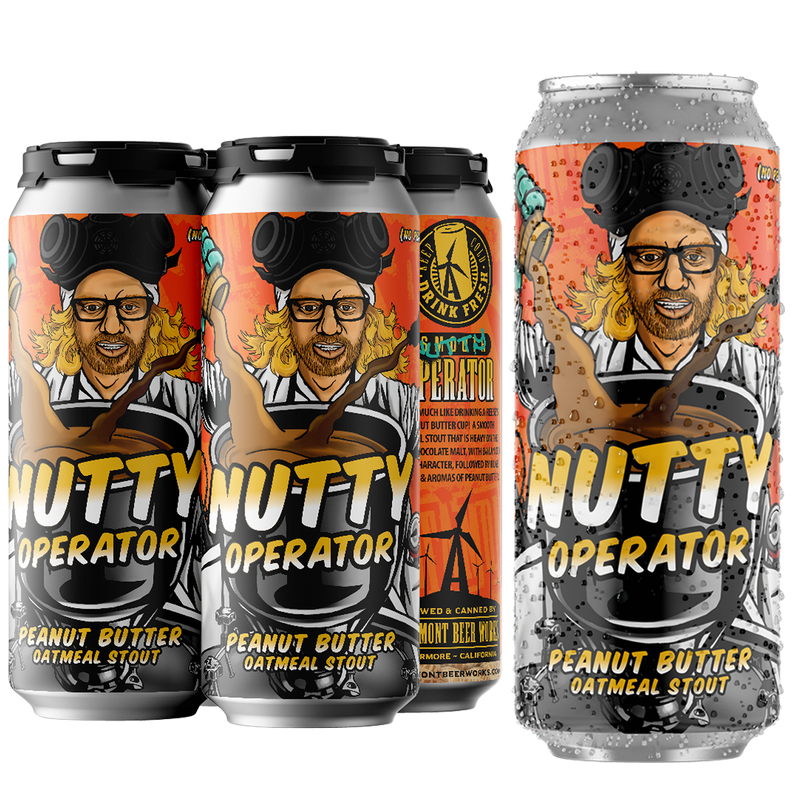 Altamont Nutty Operator Oatmeal Stout 4pk 16oz Can 6.0% ABV