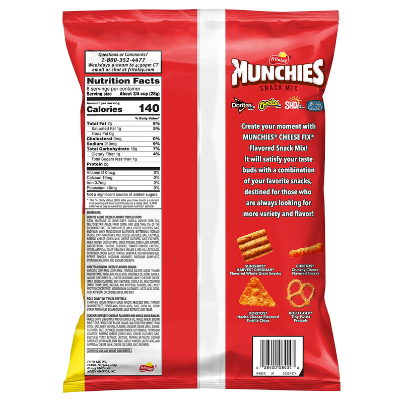 2ct Munchies Cheese Fix Snack Mix 8oz