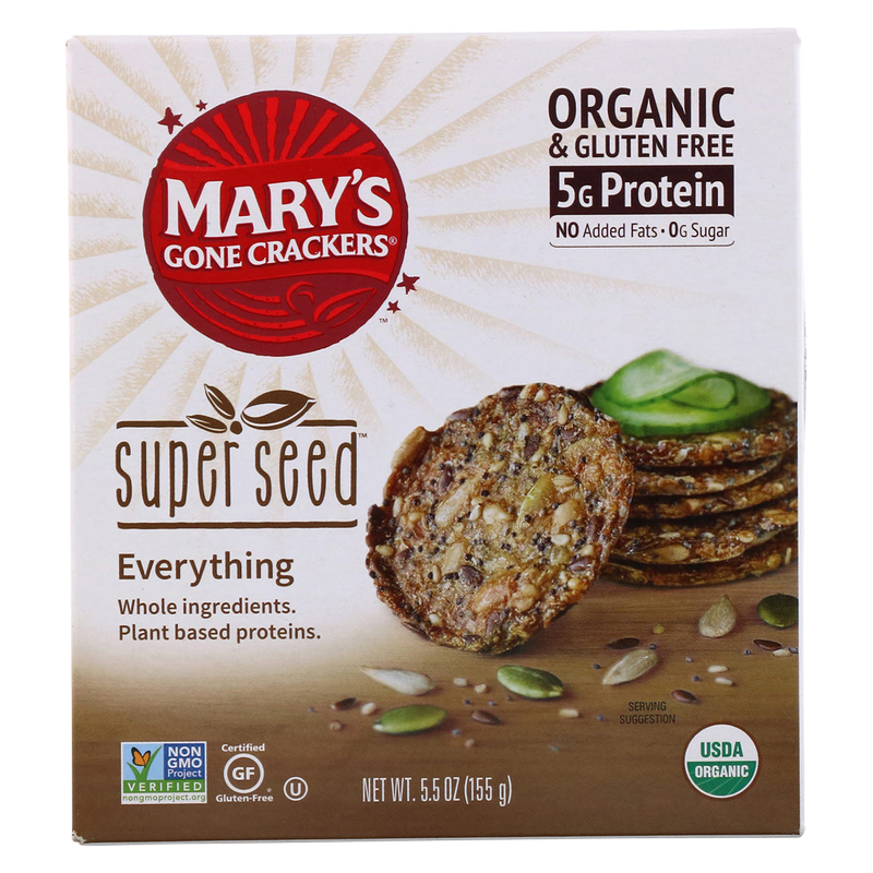 Mary's Gone Crackers Everything Organic Super Seed Crackers 5.5oz