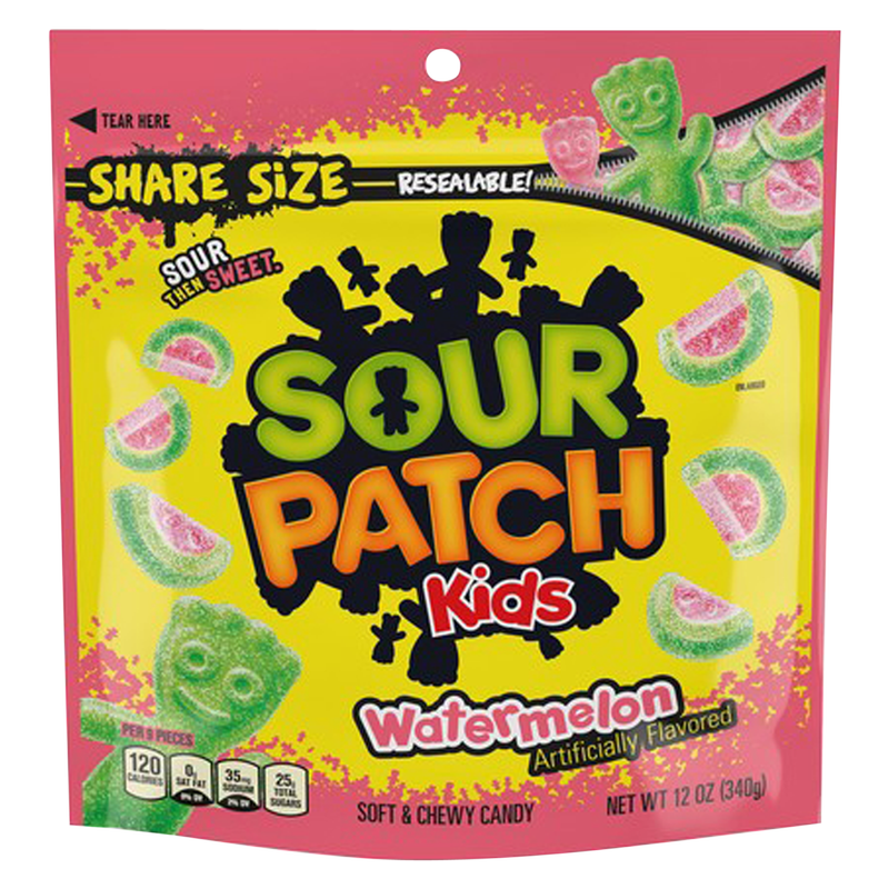 Sour Patch Kids Watermelon Soft & Chewy Candy 12oz