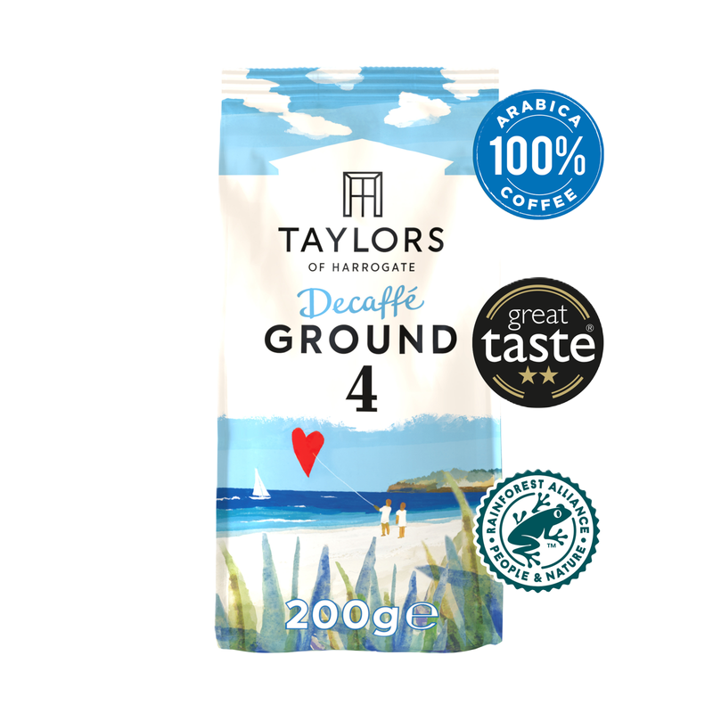 Taylors of Harrogate Decaf Ground Coffee, 200g Food Cupboard fast