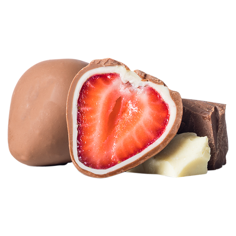 TruFru Frozen Milk Chocolate Strawberries 5oz