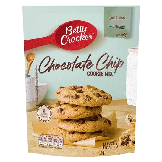Betty Crocker Chocolate Chip Cookie Mix, 200g