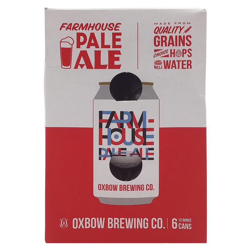 Oxbow Brewing Farmhouse Pale Ale 6Pk 12Oz Can 6 Abv Alcohol fast