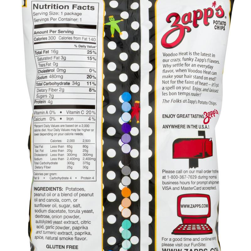 Zapp's Voodoo Heat Kettle Chips 2oz